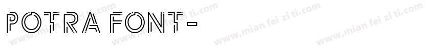 Potra Font字体转换